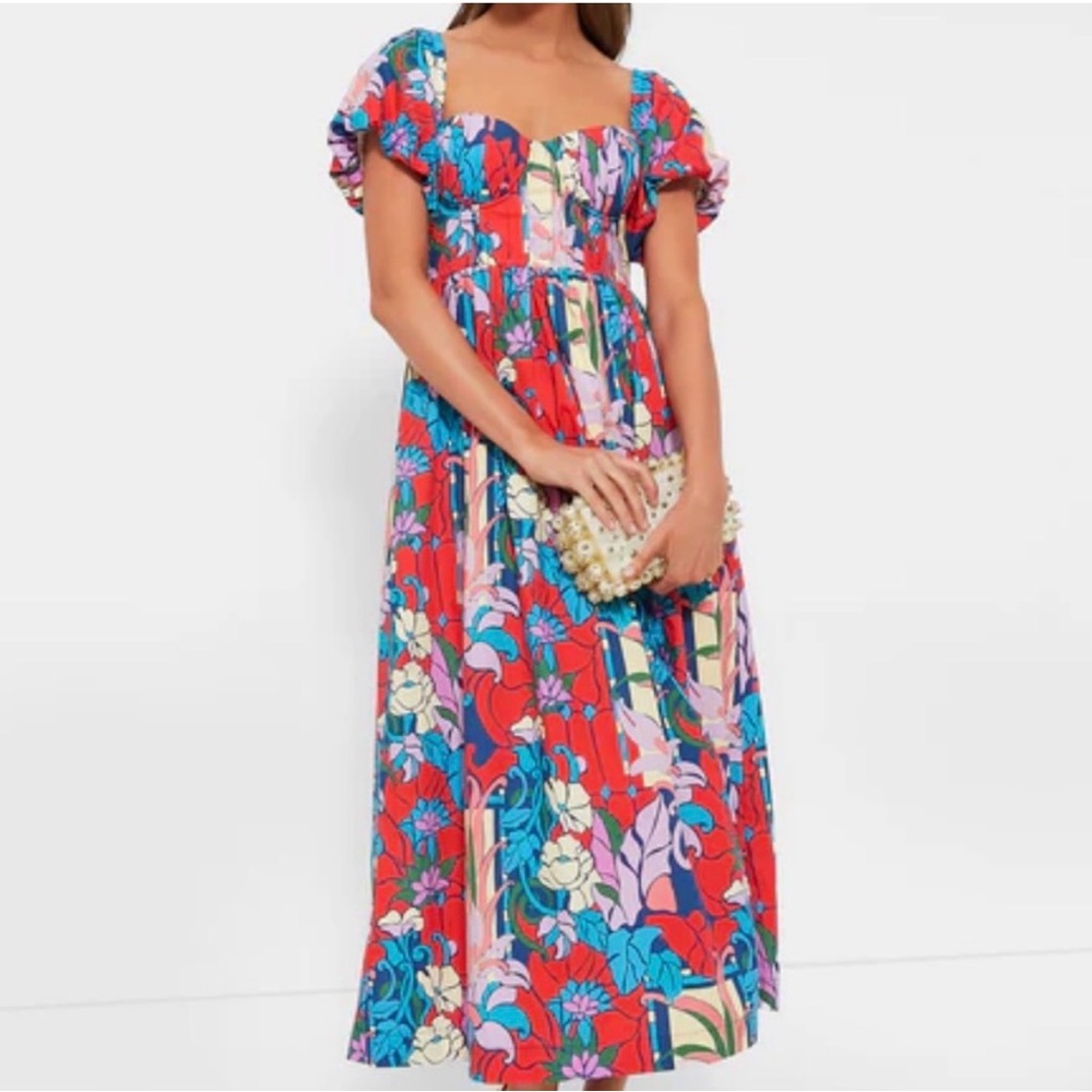 Tuckernuck climbing cosmos maxi dress